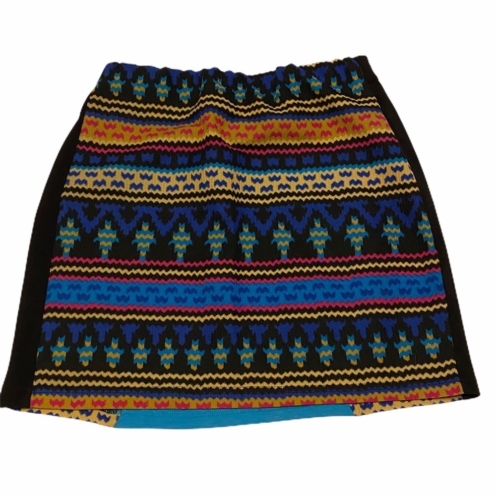 Renee London abstract tribal‎ print skirt size M/L